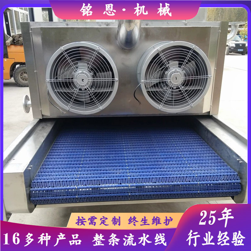 包装好的豆干杀菌后烘干机