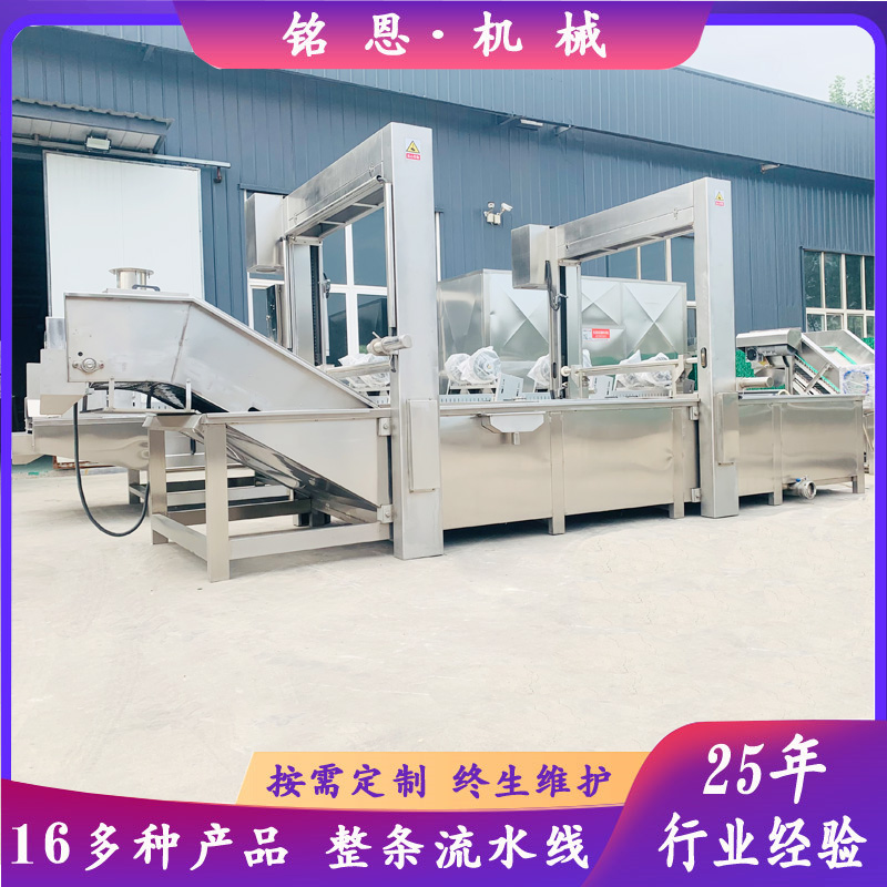 全自动蒸汽加热漂烫预煮机